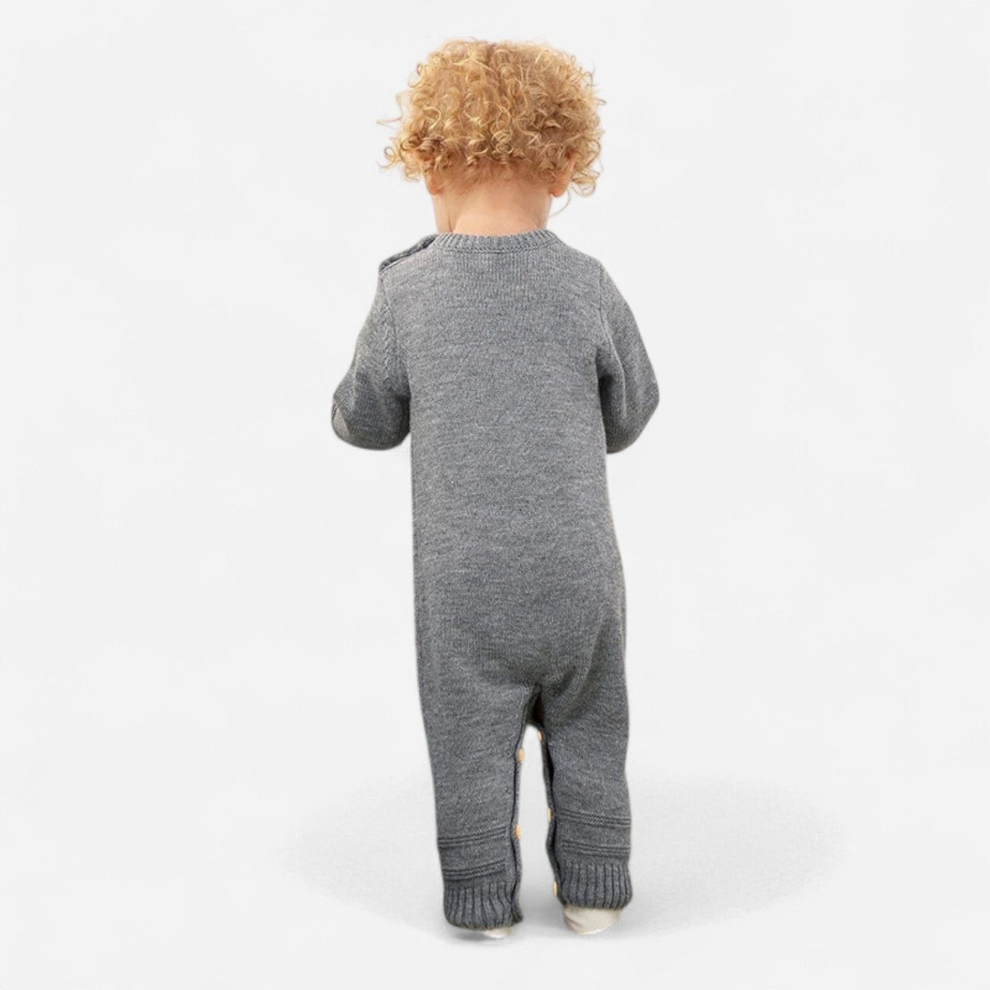 Combinaison Bébé Lapin Noir Laine