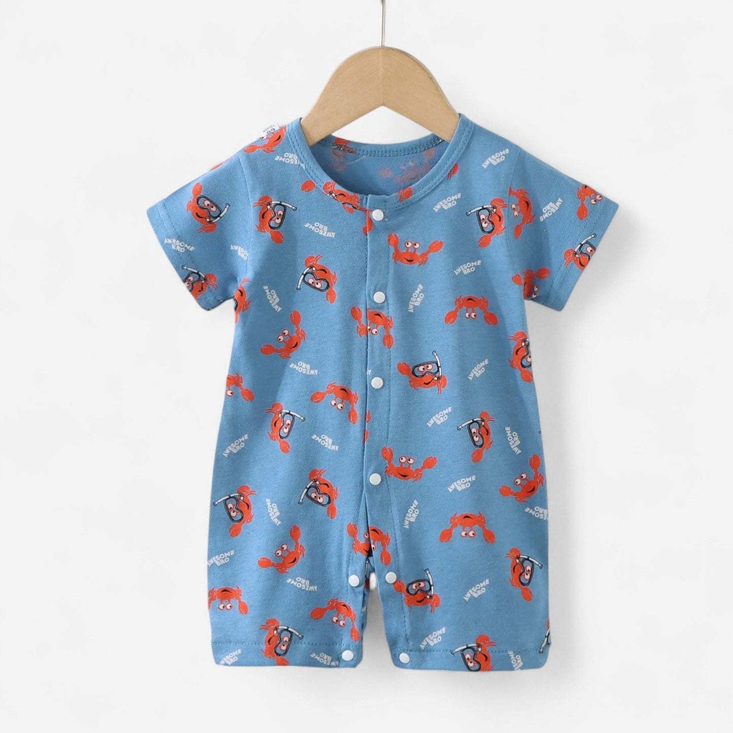 Combinaison Pyjama Bebe - Crabes : Douceur & Confort Inégalés
