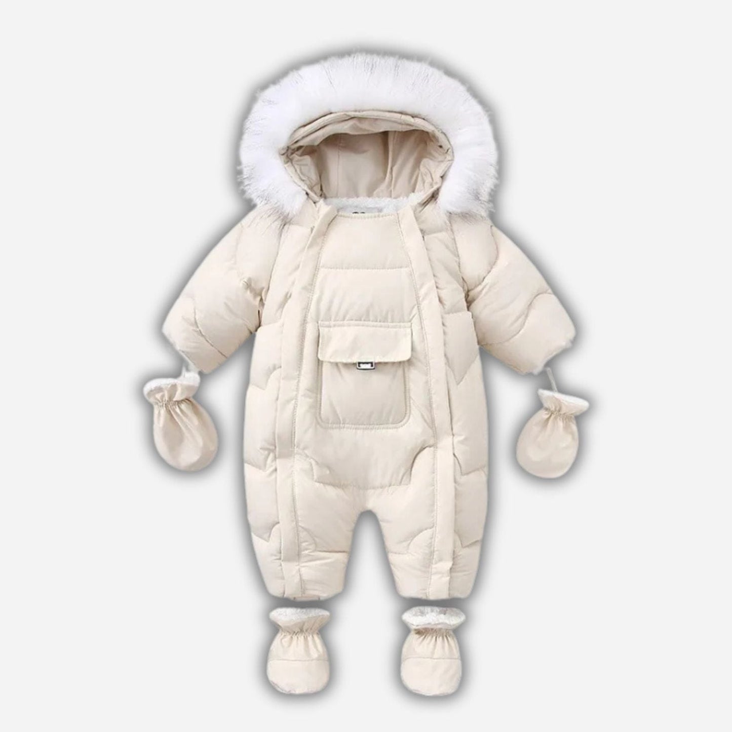 Combinaison Ski Bebe Fille - Beige