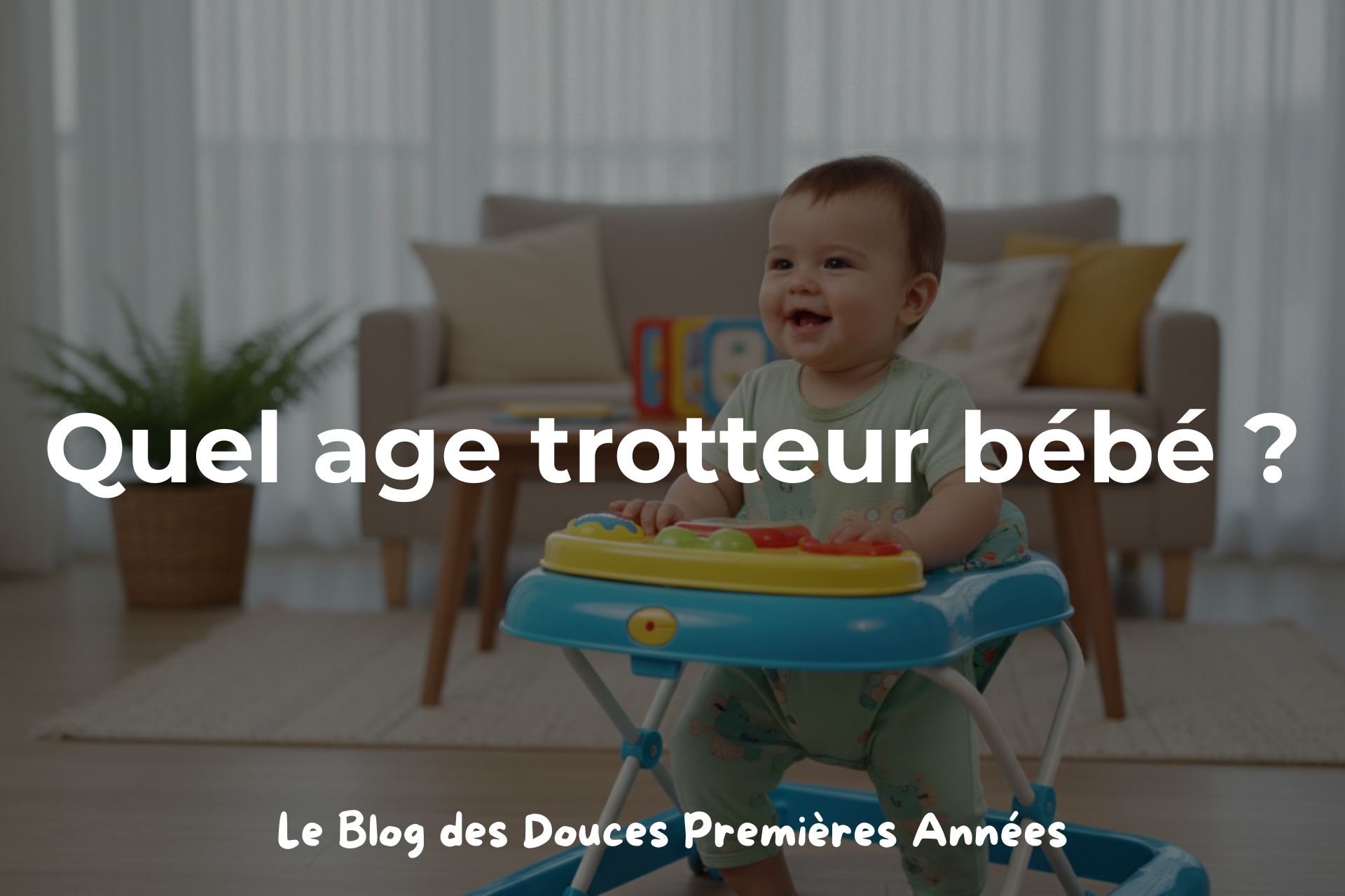 Quel age trotteur bébé ? Image