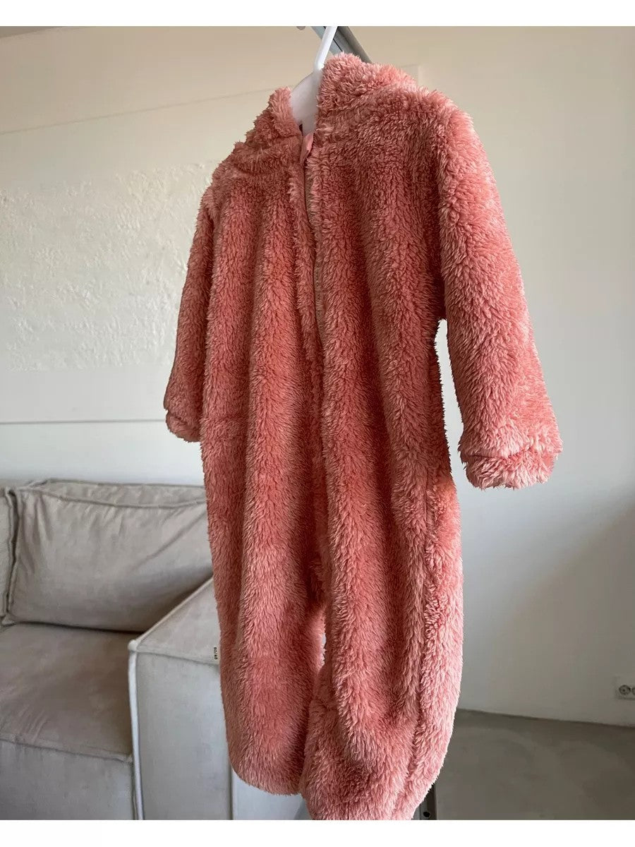 Combinaison polaire pour bebe - Rose