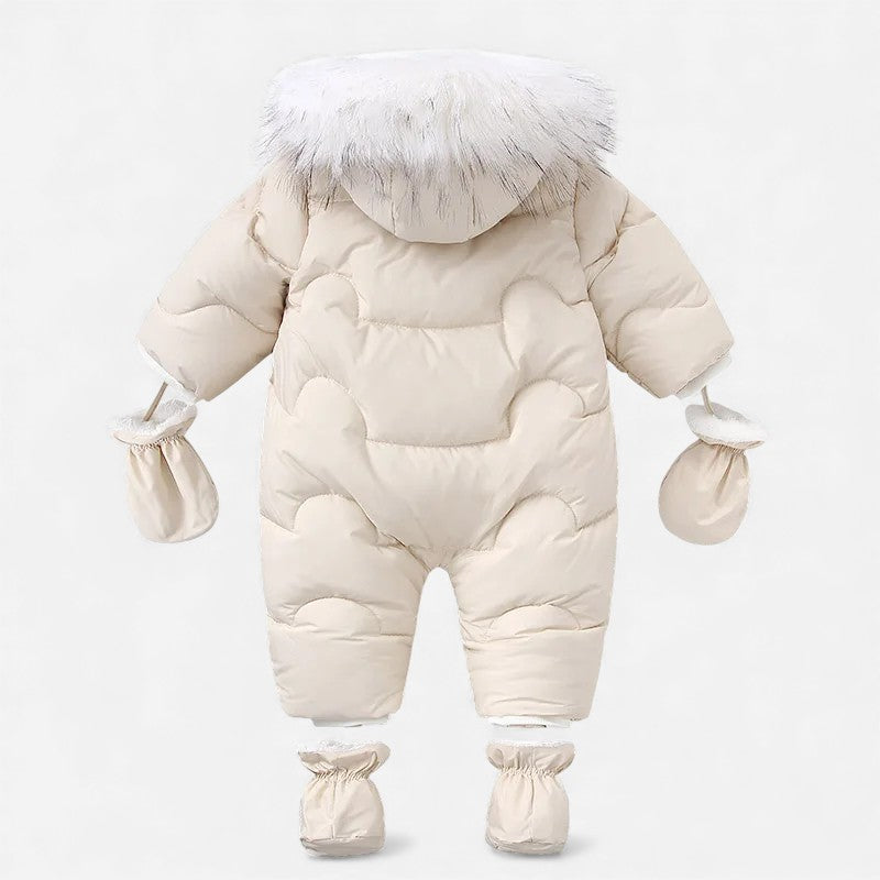 Combinaison Ski Bebe Fille - Beige