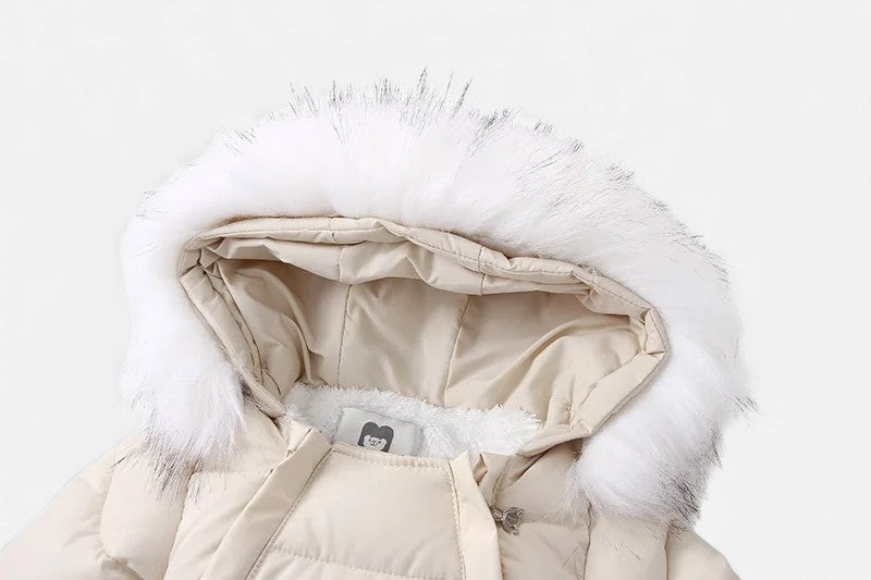 Combinaison Ski Bebe Fille - Beige