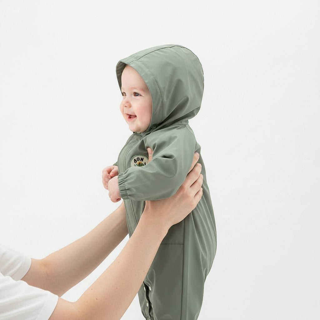 Combinaison Anti Pluie Bebe - Vert
