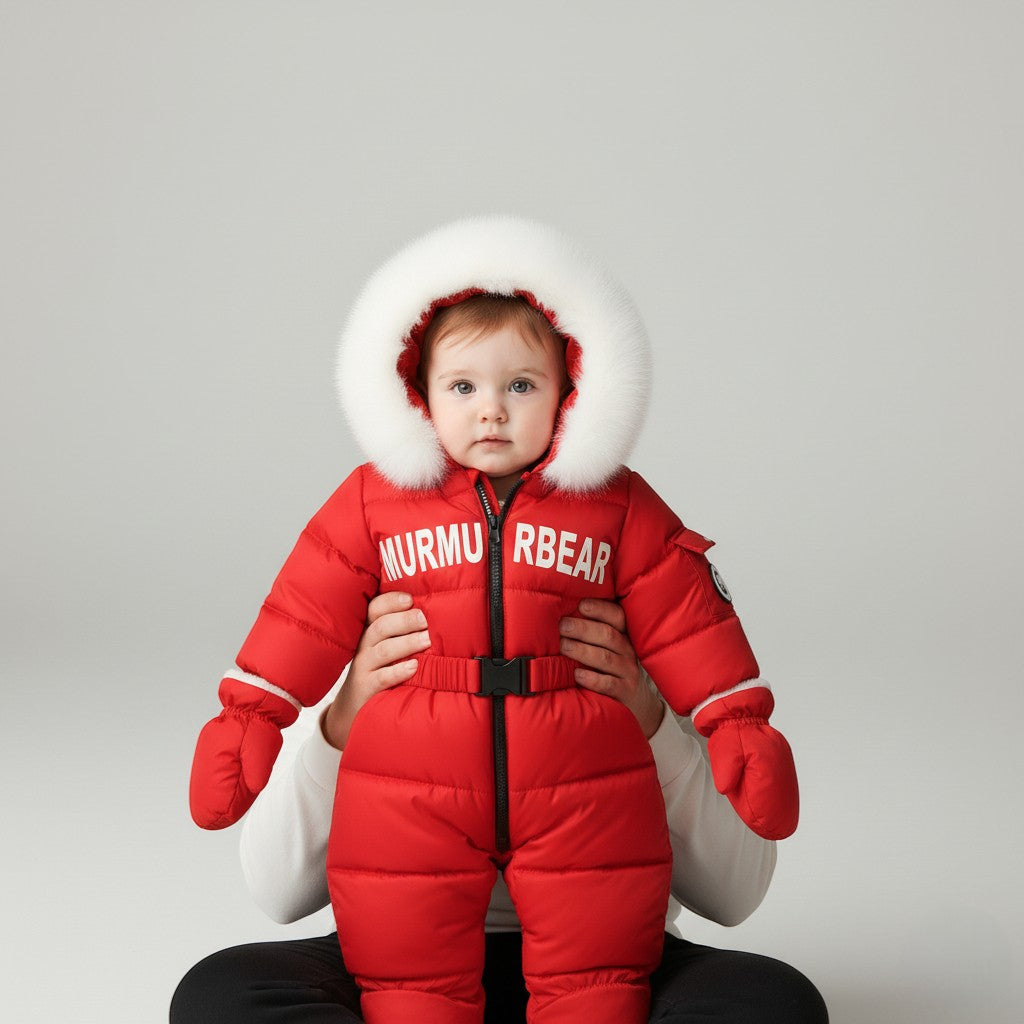 Combinaison Doudoune Bebe - Rouge