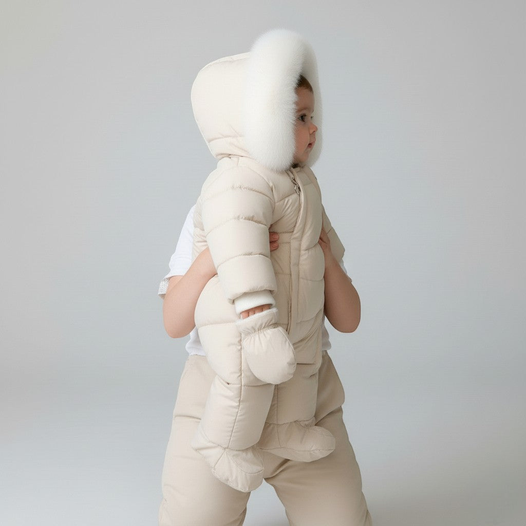 Combinaison Neige Bebe - Beige