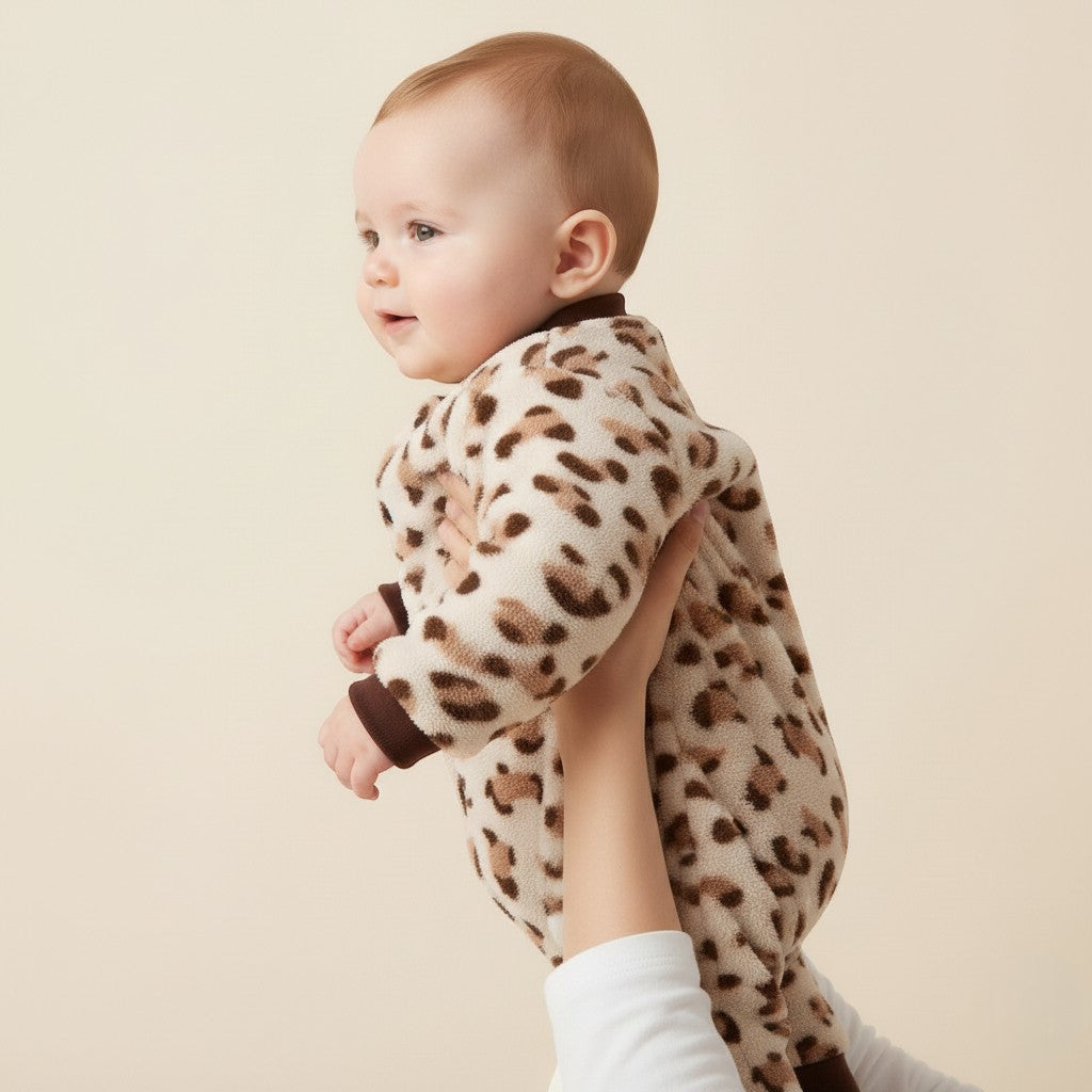Combinaison Moumoute Bebe - Léopard