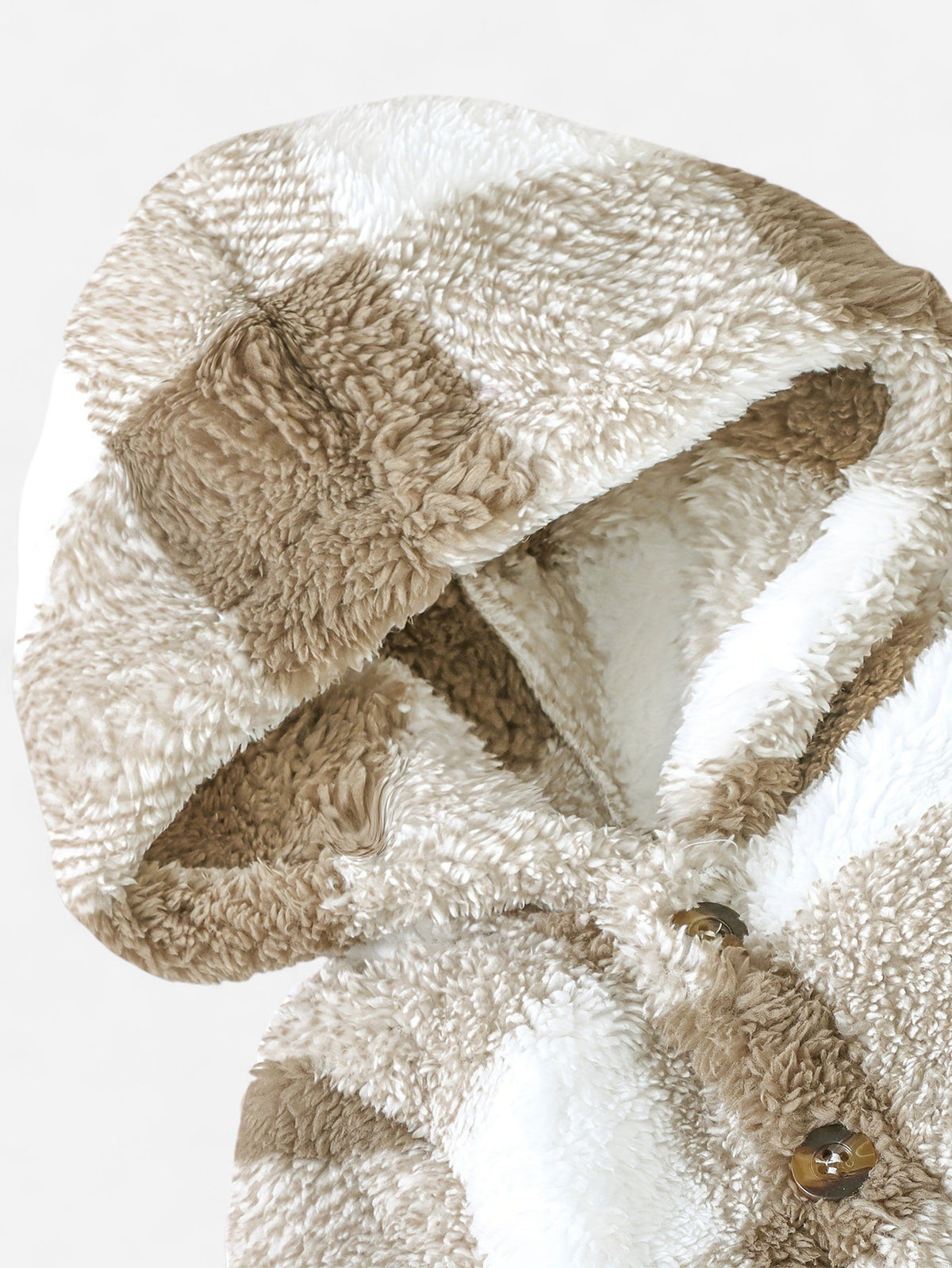 Combinaison Bebe Capuche Fourrure - Beige