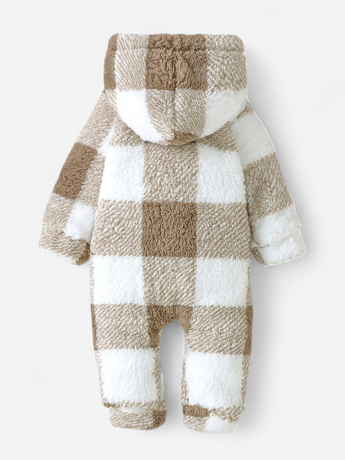 Combinaison Bebe Capuche Fourrure - Beige