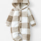 Combinaison Bebe Capuche Fourrure - Beige