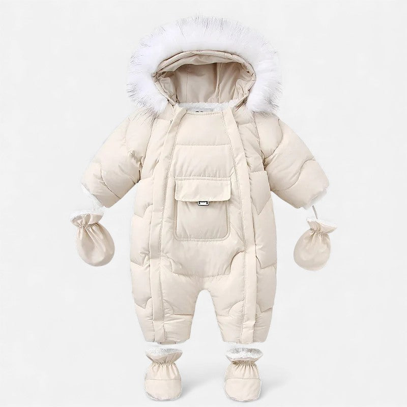 Combinaison Ski Bebe Fille - Beige