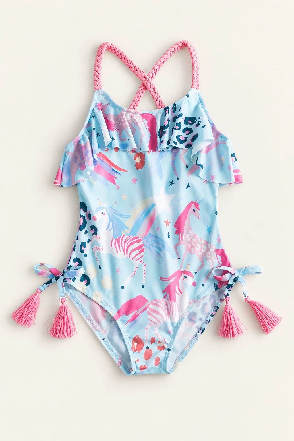Body Combinaison Bébé - Licorne Bleu