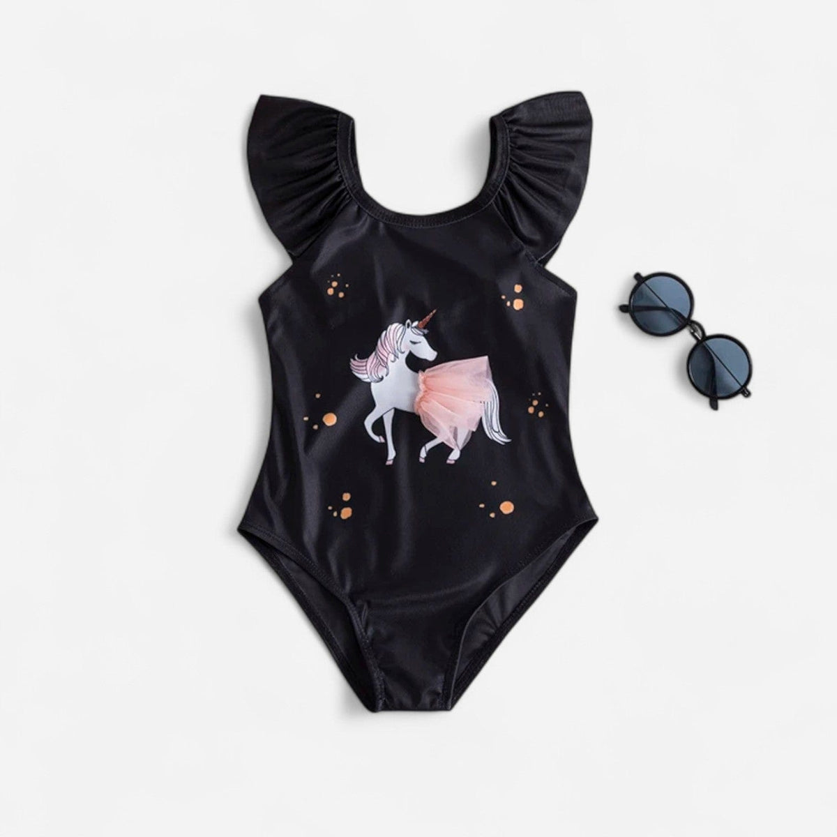 Body Combinaison Bébé - Licorne Noir