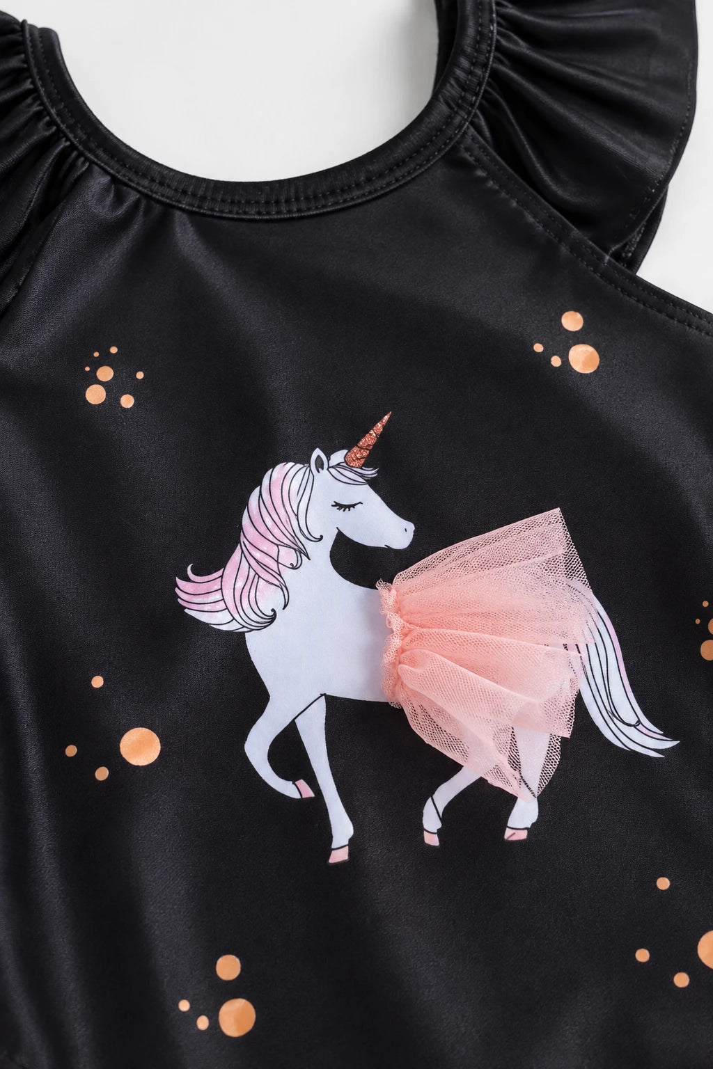 Body Combinaison Bébé - Licorne Noir