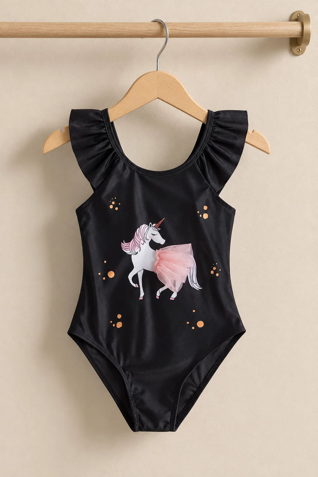 Body Combinaison Bébé - Licorne Noir