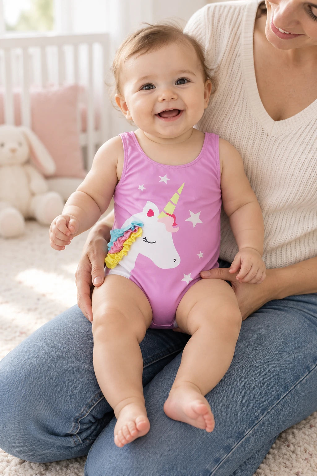 Body Combinaison Bébé - Licorne Violet