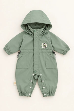 Combinaison Anti Pluie Bebe - Vert