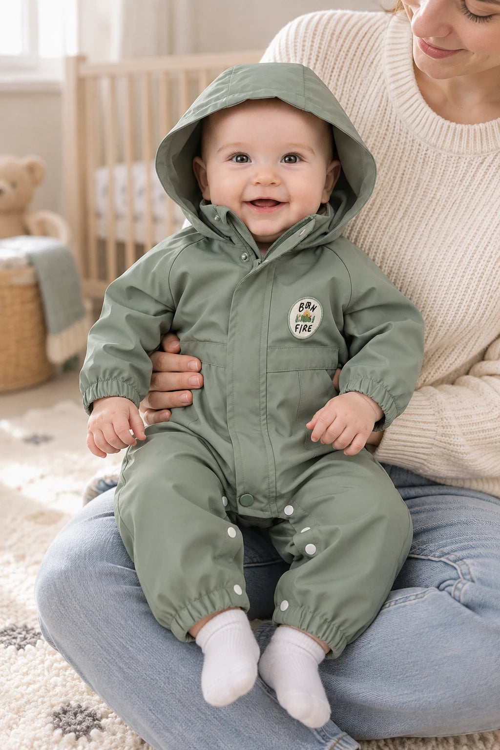 Combinaison Anti Pluie Bebe - Vert