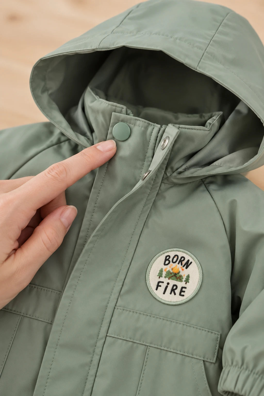 Combinaison Anti Pluie Bebe - Vert