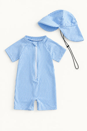 Combinaison Anti UV Bébé Garçon - Bleu
