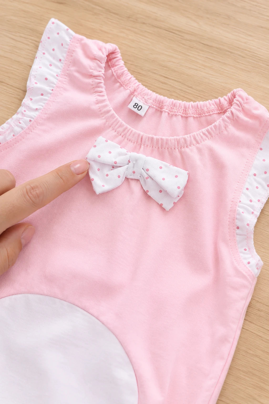Combinaison Avec Oreille Bebe - Rose