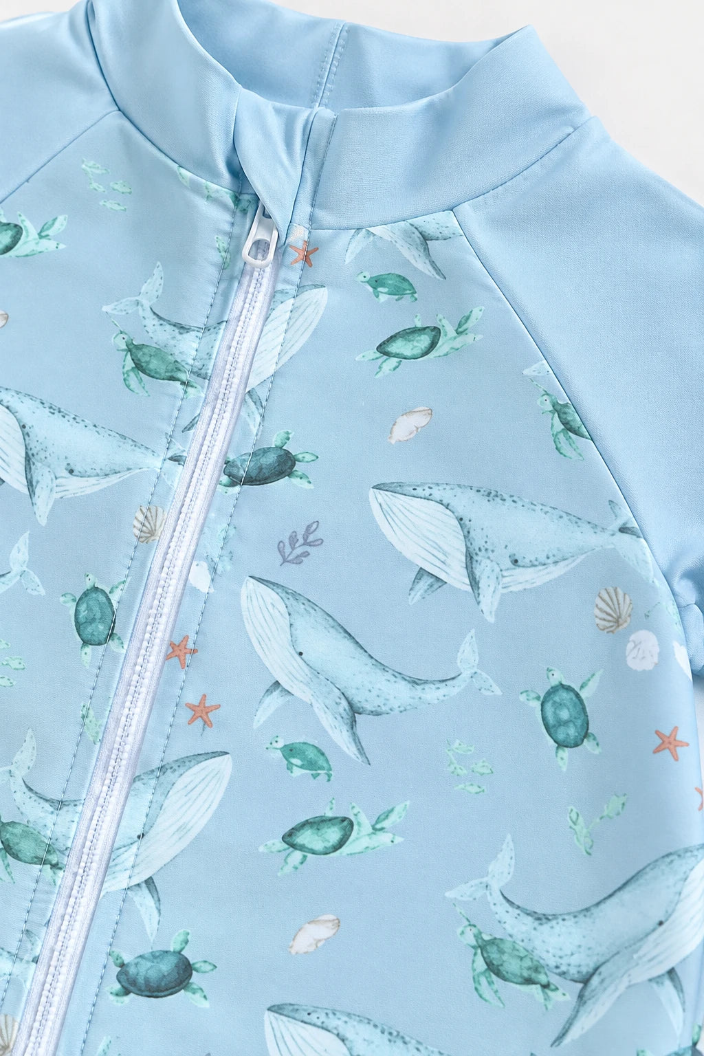 Combinaison Baignade Bebe Baleine - Bleu
