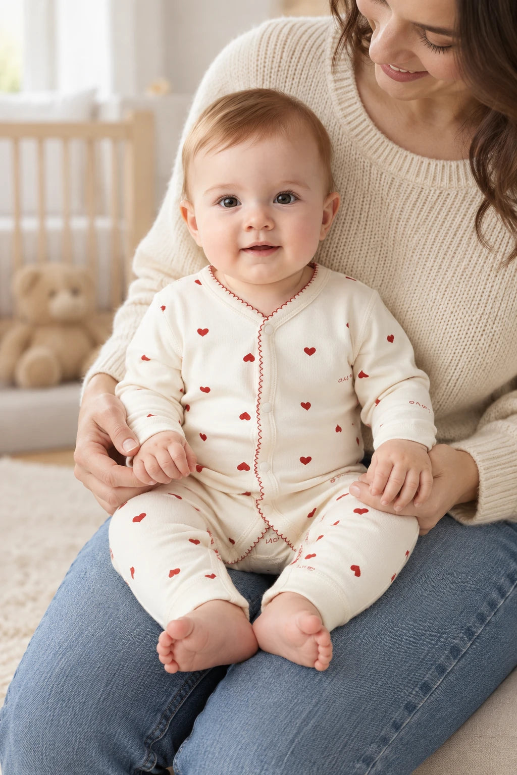 Combinaison Bebe Coeur