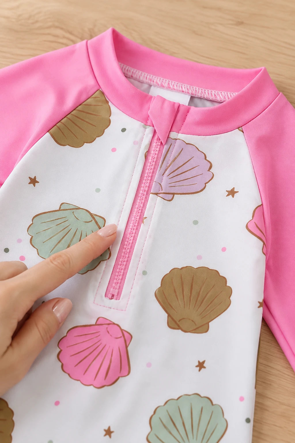 Combinaison Bebe Coquillage - Blanc