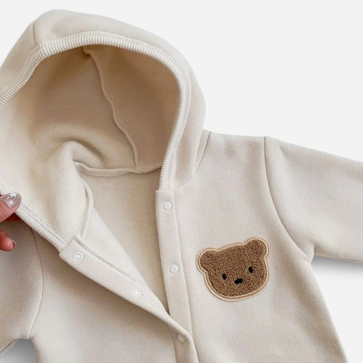 Combinaison Bebe Coton Ourson - Beige