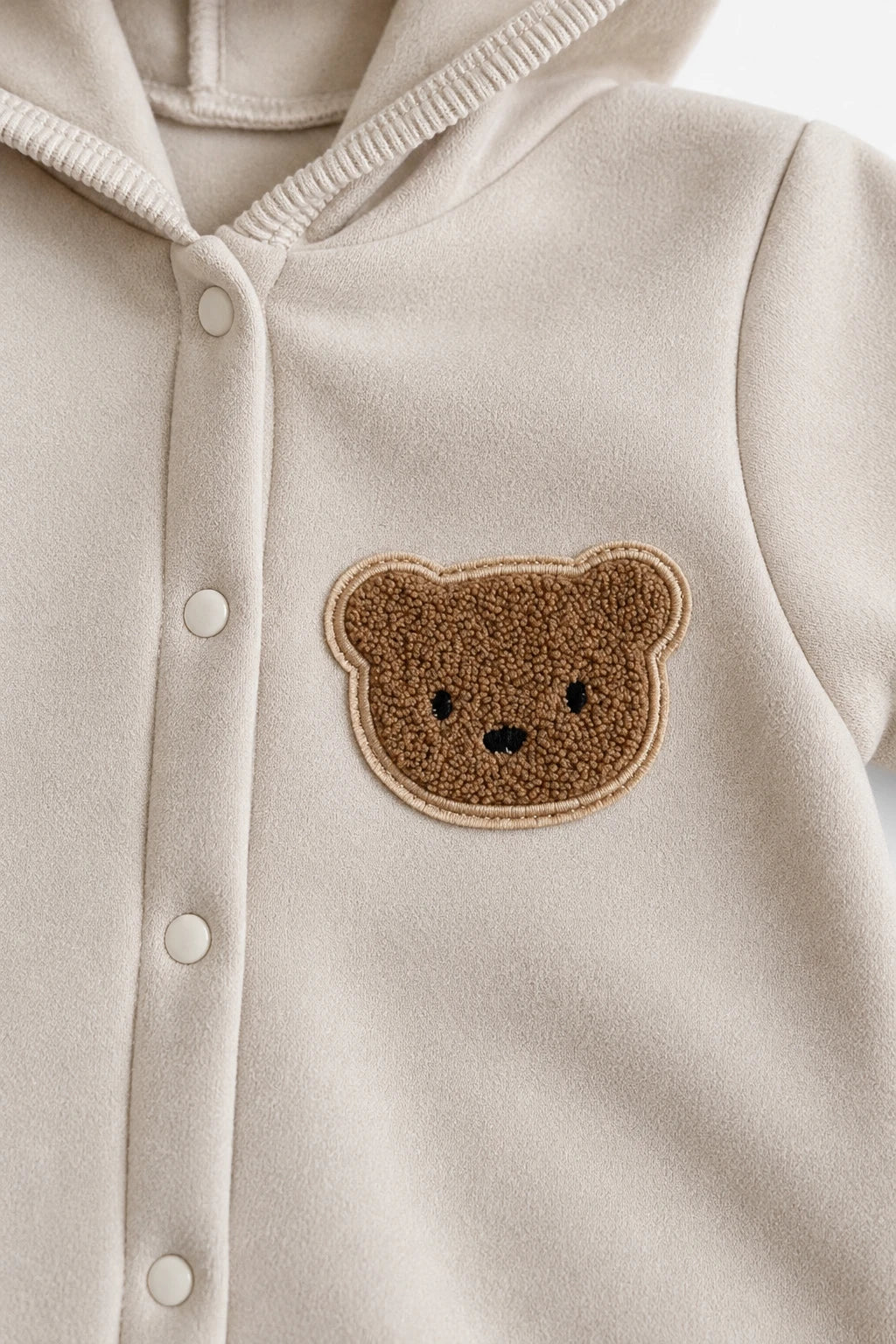 Combinaison Bebe Coton Ourson - Beige