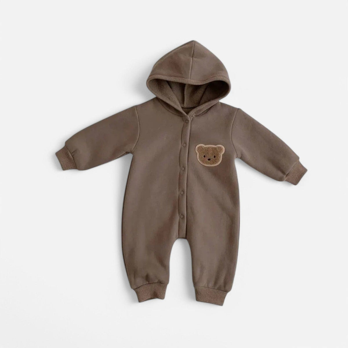 Combinaison Bebe Coton Ourson - Marron