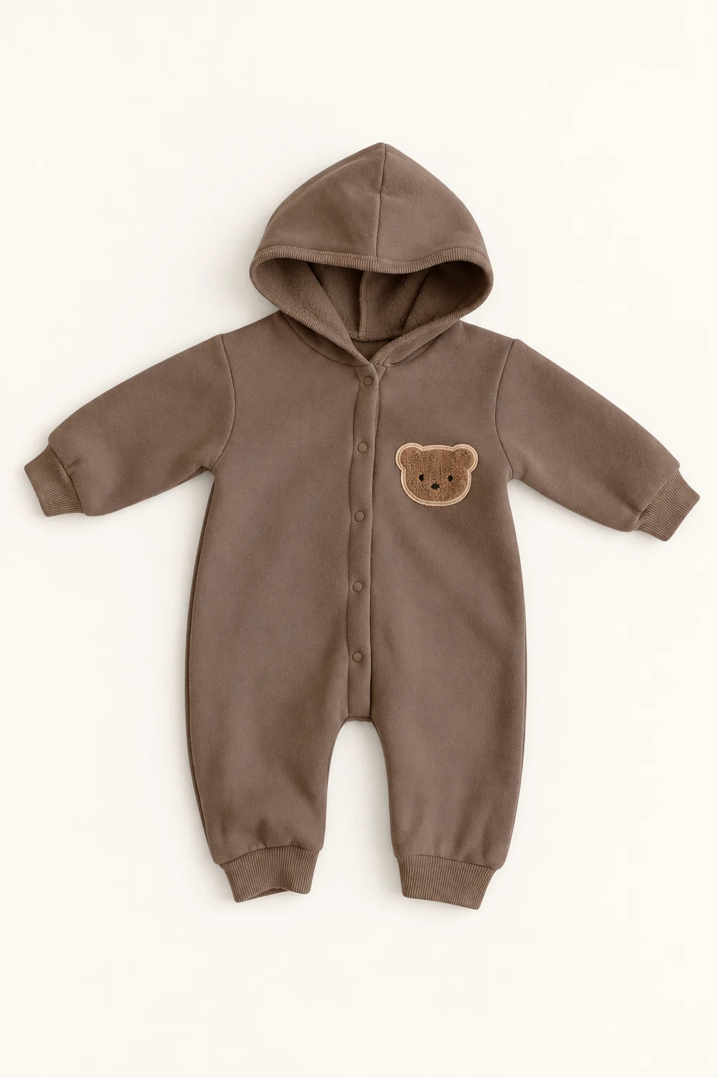 Combinaison Bebe Coton Ourson - Marron