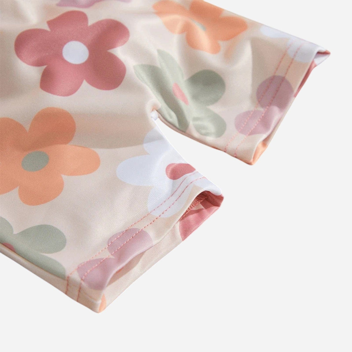 Combinaison Bebe Fleurs - Rose