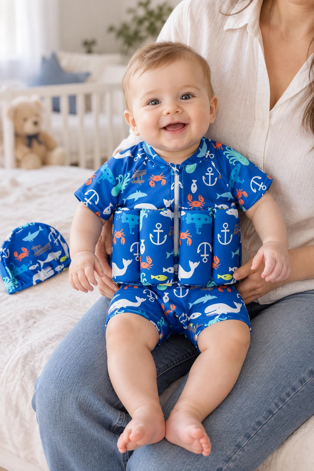 Combinaison Bebe Flottante - Crabe