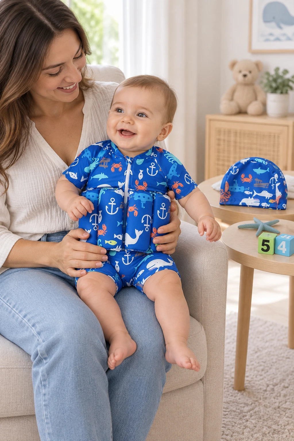 Combinaison Bebe Flottante - Crabe
