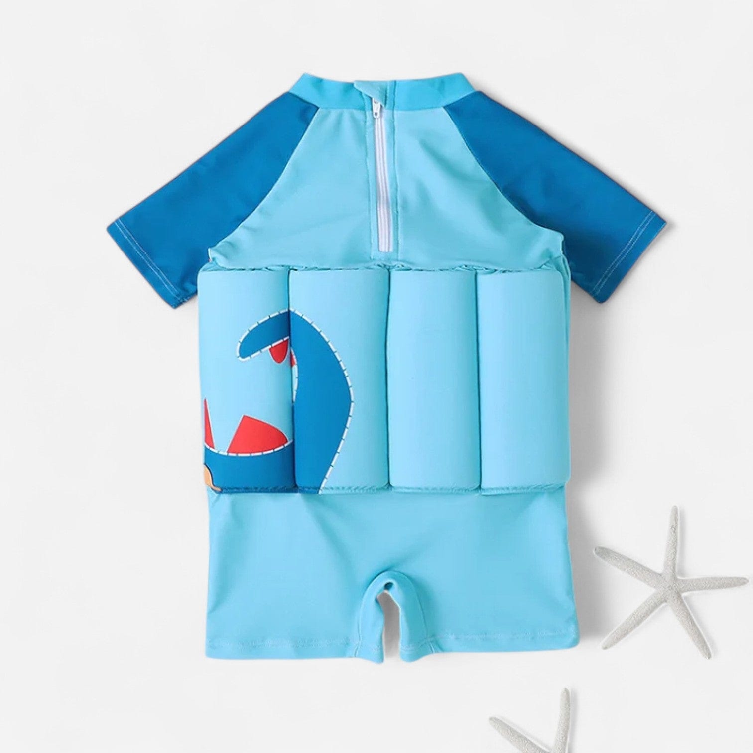 Combinaison Bebe Flottante - Dinosaure Bleu