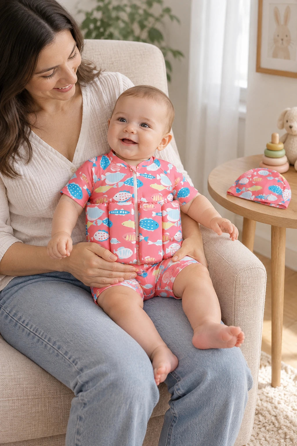 Combinaison Bebe Flottante - Poissons