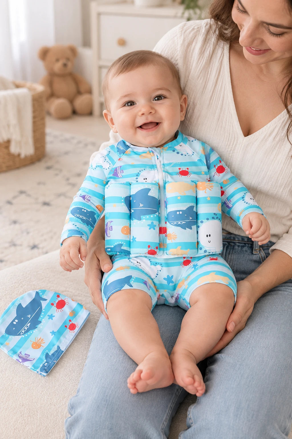 Combinaison Bebe Flottante - Requin