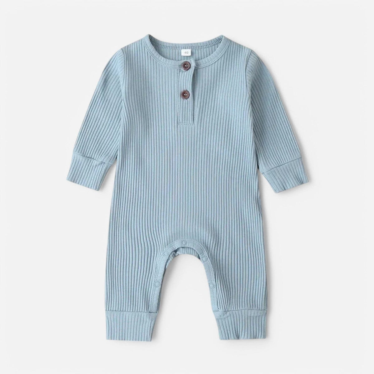 Combinaison Bébé Interieur Coton - Bleu