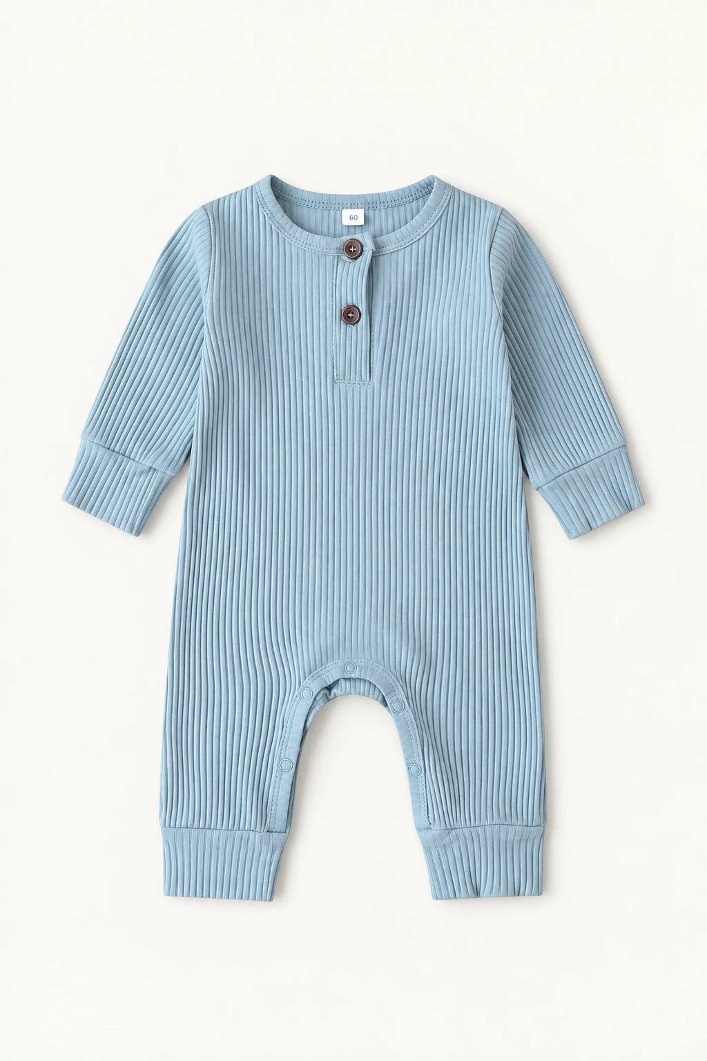 Combinaison Bébé Interieur Coton - Bleu