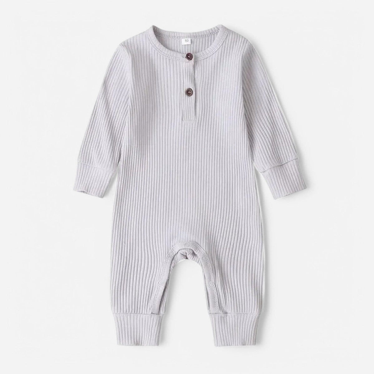 Combinaison Bébé Interieur Coton - Gris