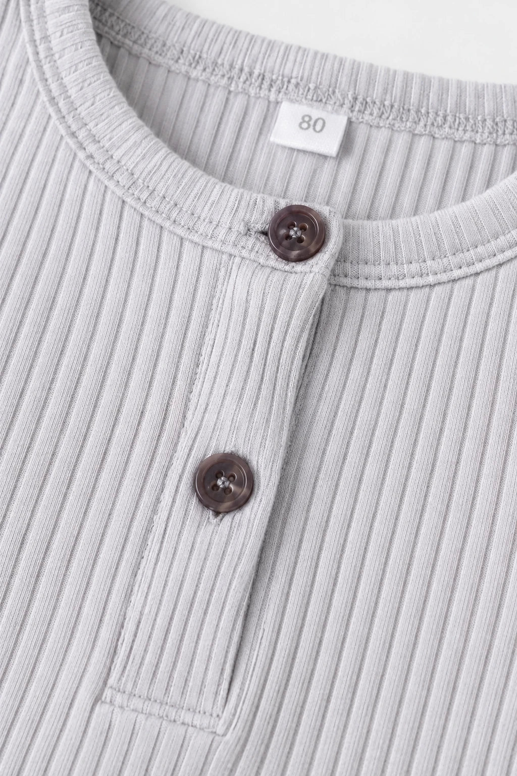 Combinaison Bébé Interieur Coton - Gris