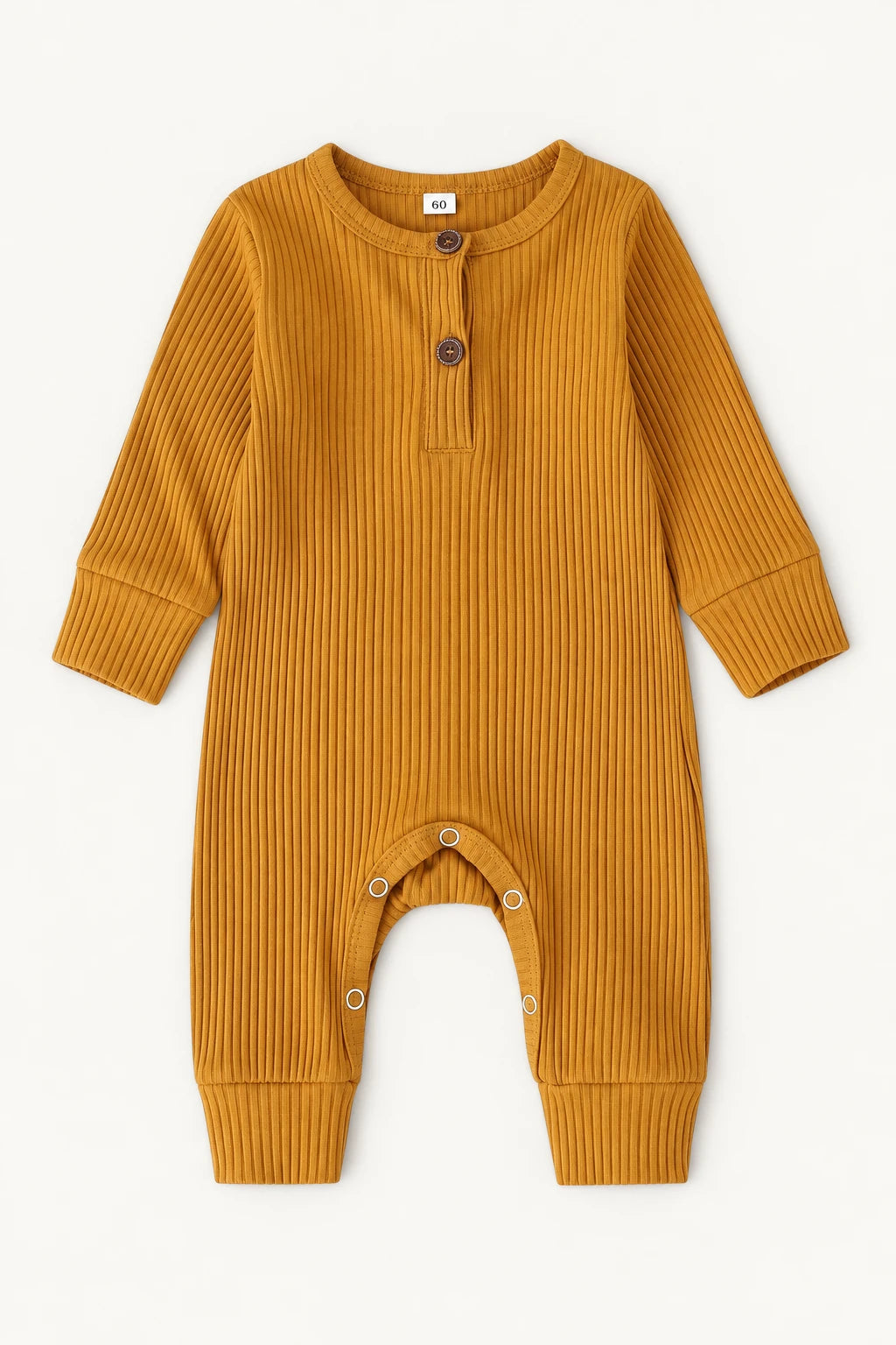 Combinaison Bébé Interieur Coton - Jaune