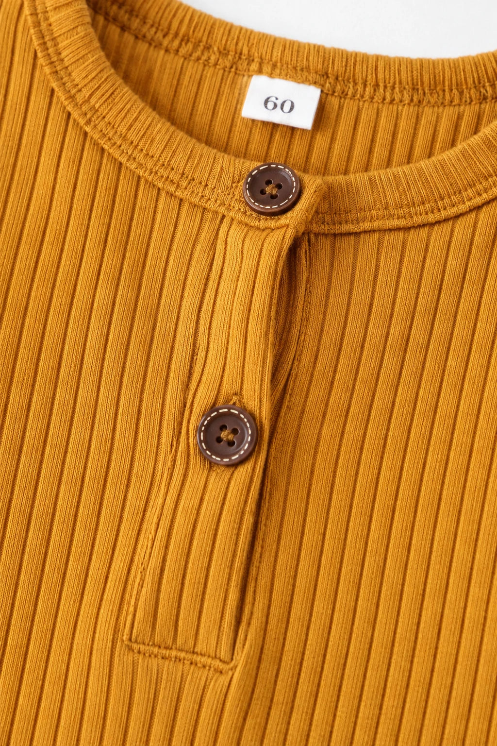 Combinaison Bébé Interieur Coton - Jaune