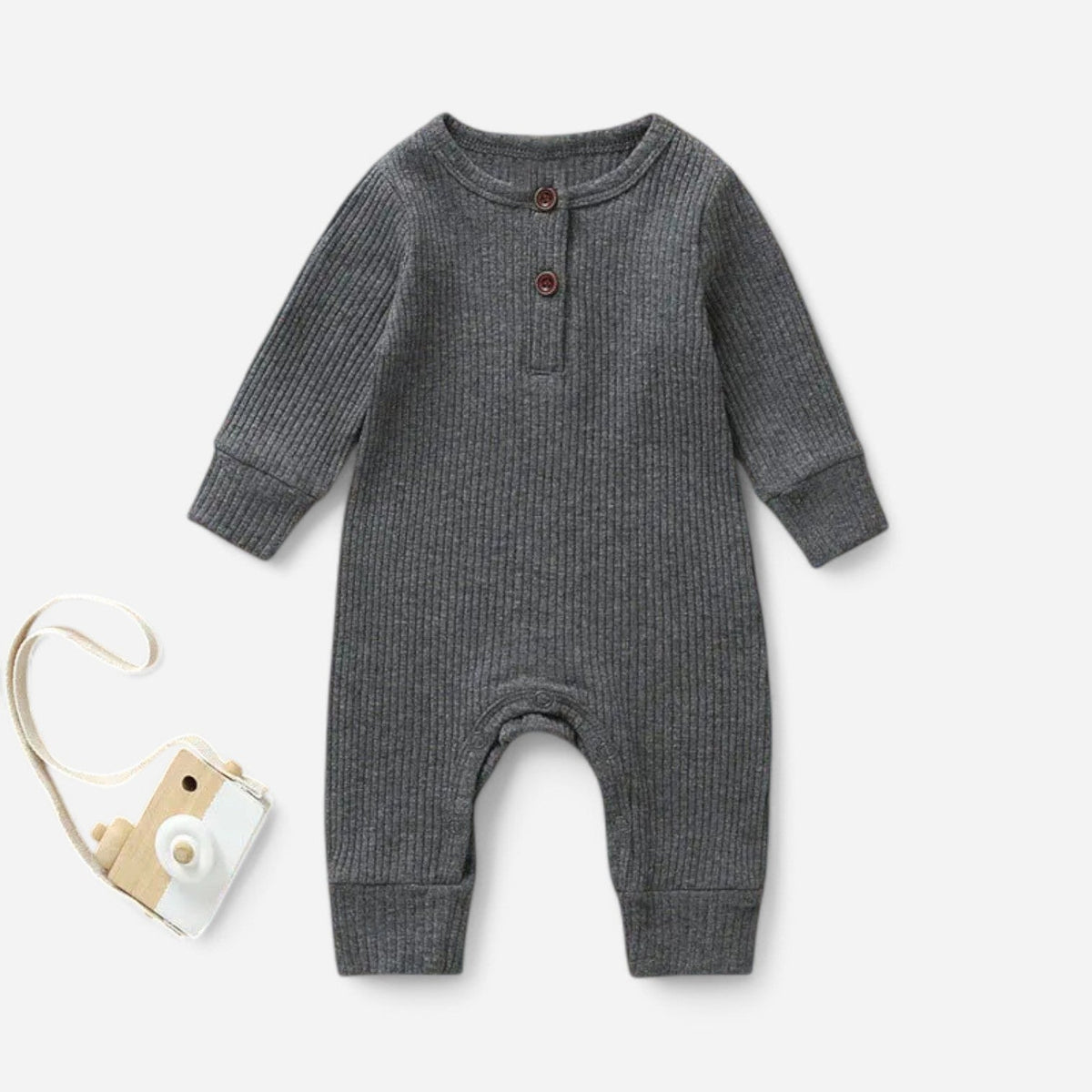 Combinaison Bébé Interieur Coton - Noir