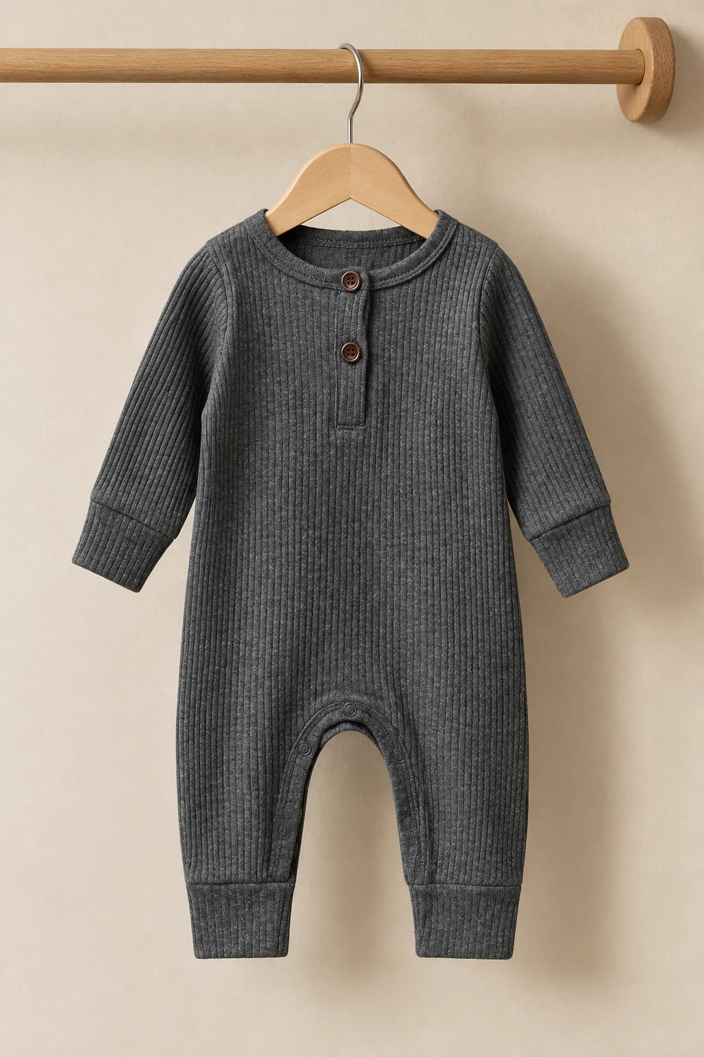 Combinaison Bébé Interieur Coton - Noir