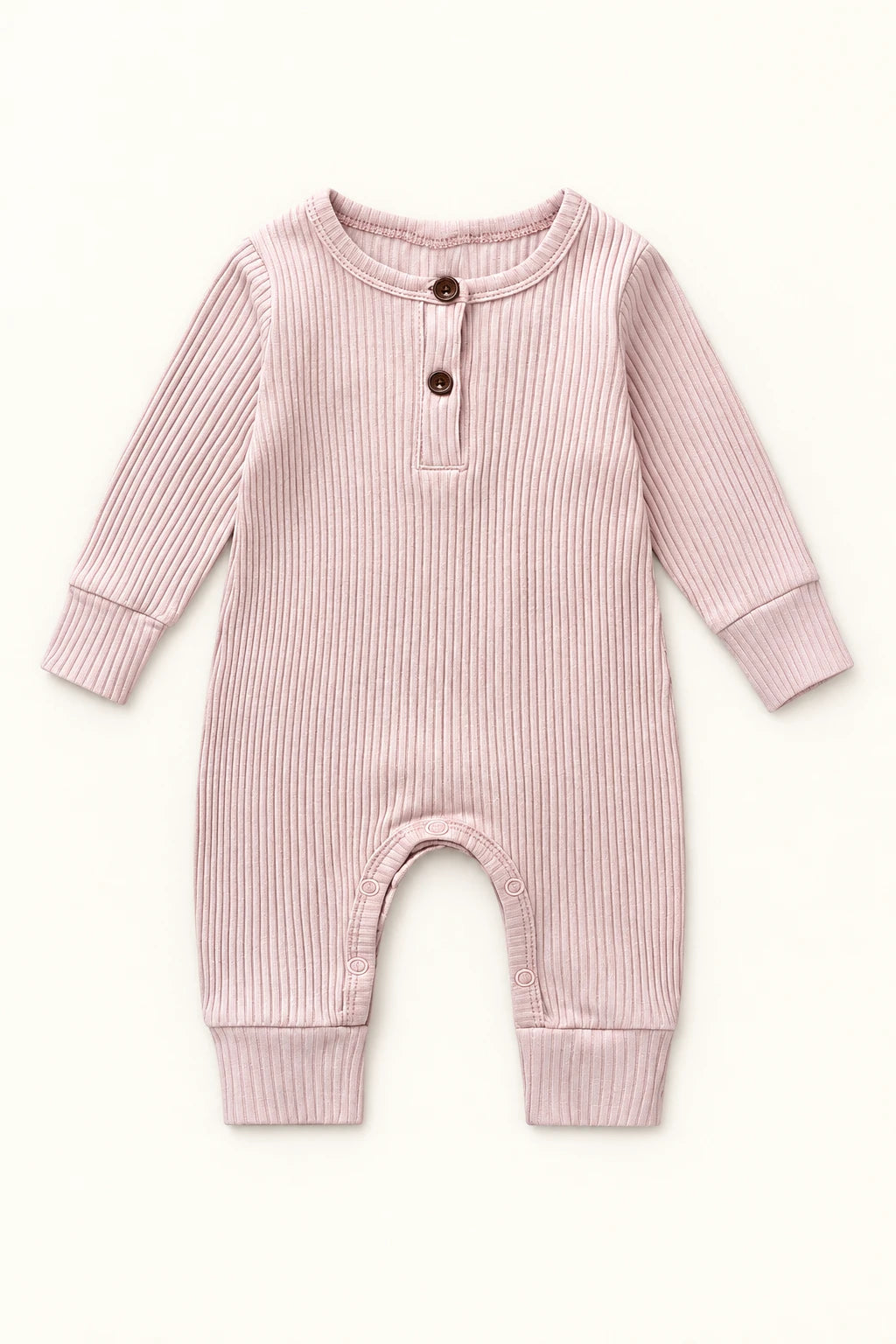 Combinaison Bébé Interieur Coton - Rose