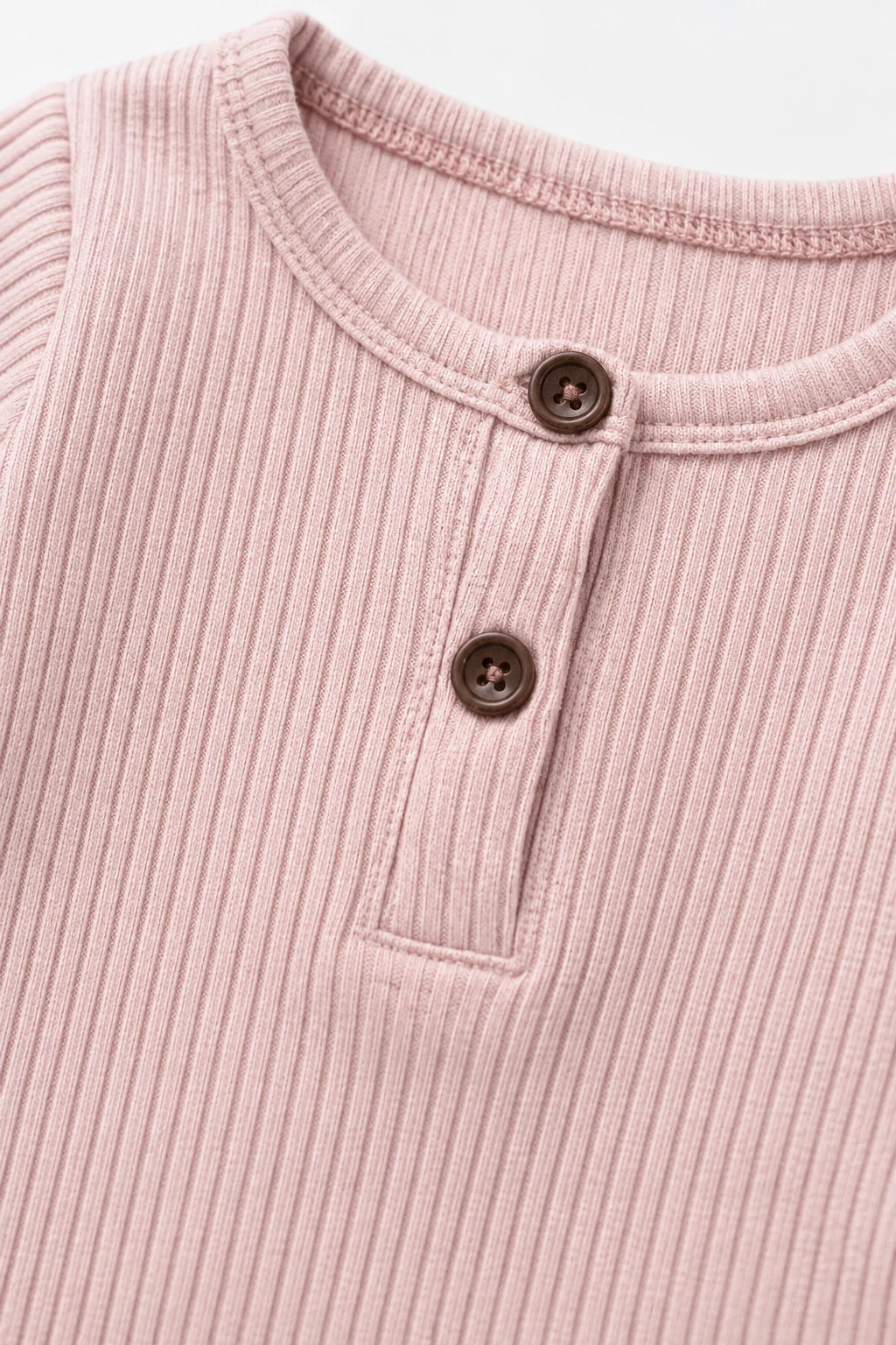 Combinaison Bébé Interieur Coton - Rose