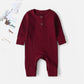 Combinaison Bébé Interieur Coton - Rouge