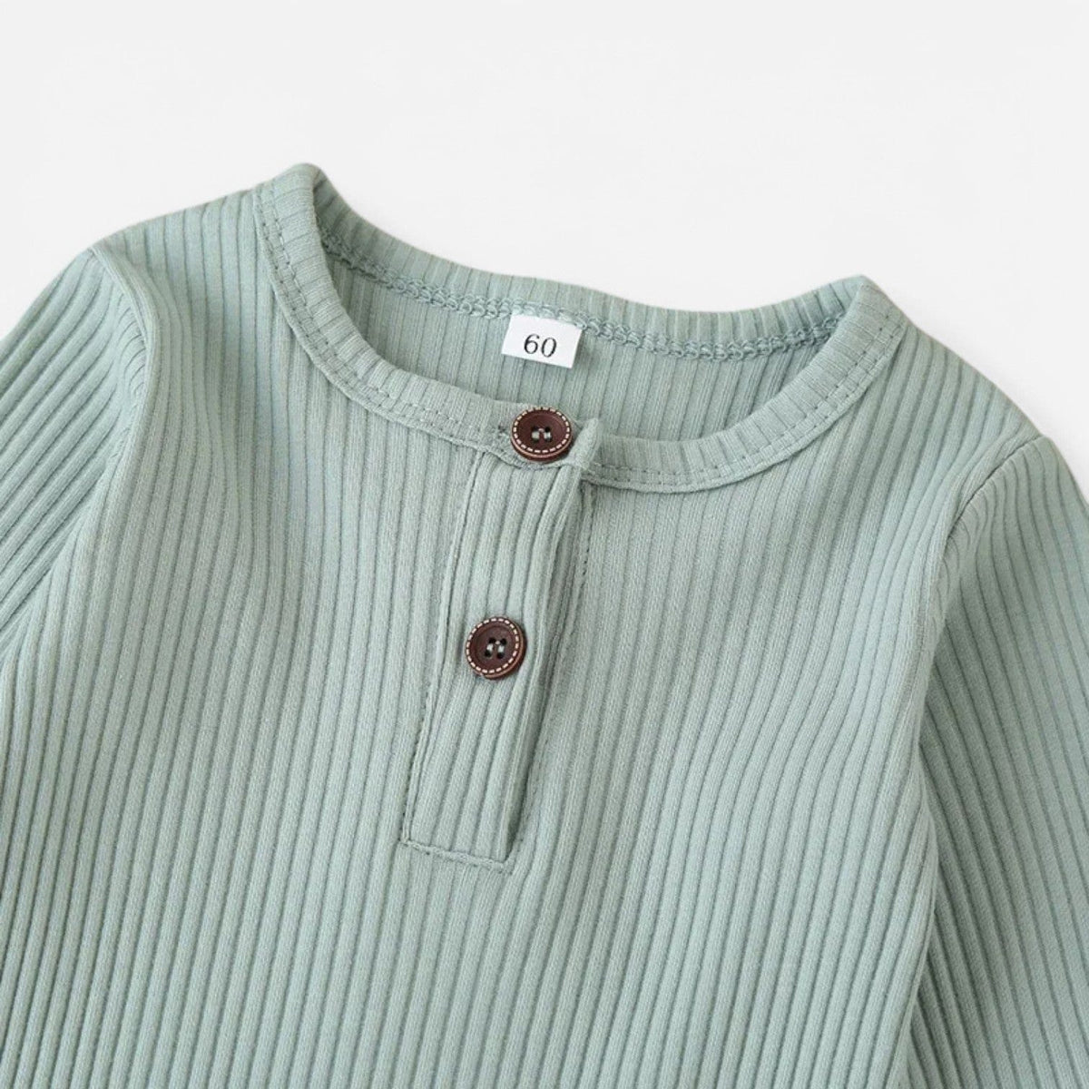 Combinaison Bébé Interieur Coton - Vert